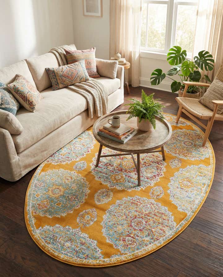 165cm x 245cm Paragon Oval Teppich
