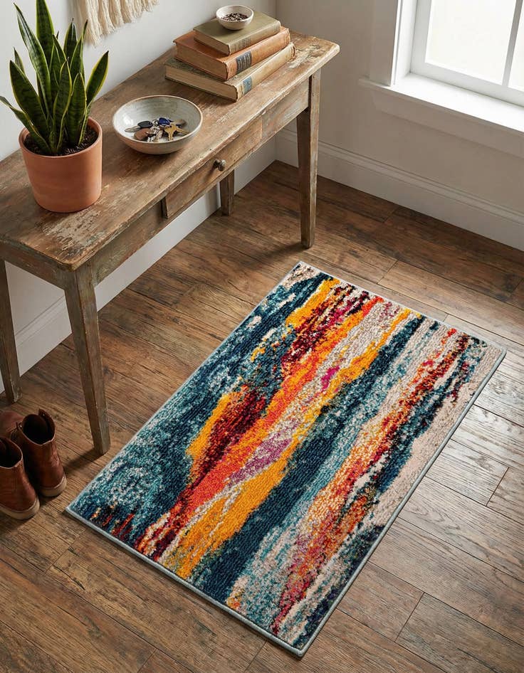 Detail image of  2' x 3'  Washable Haerfest Rug