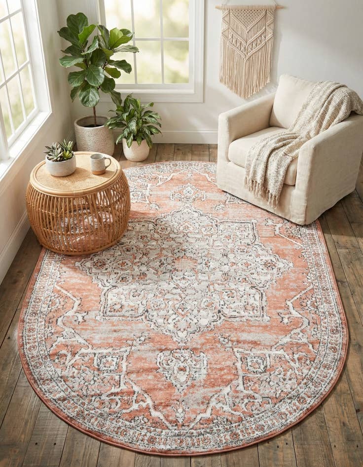 Detail image of 5' 3 x 8' Nyla Oval Rug