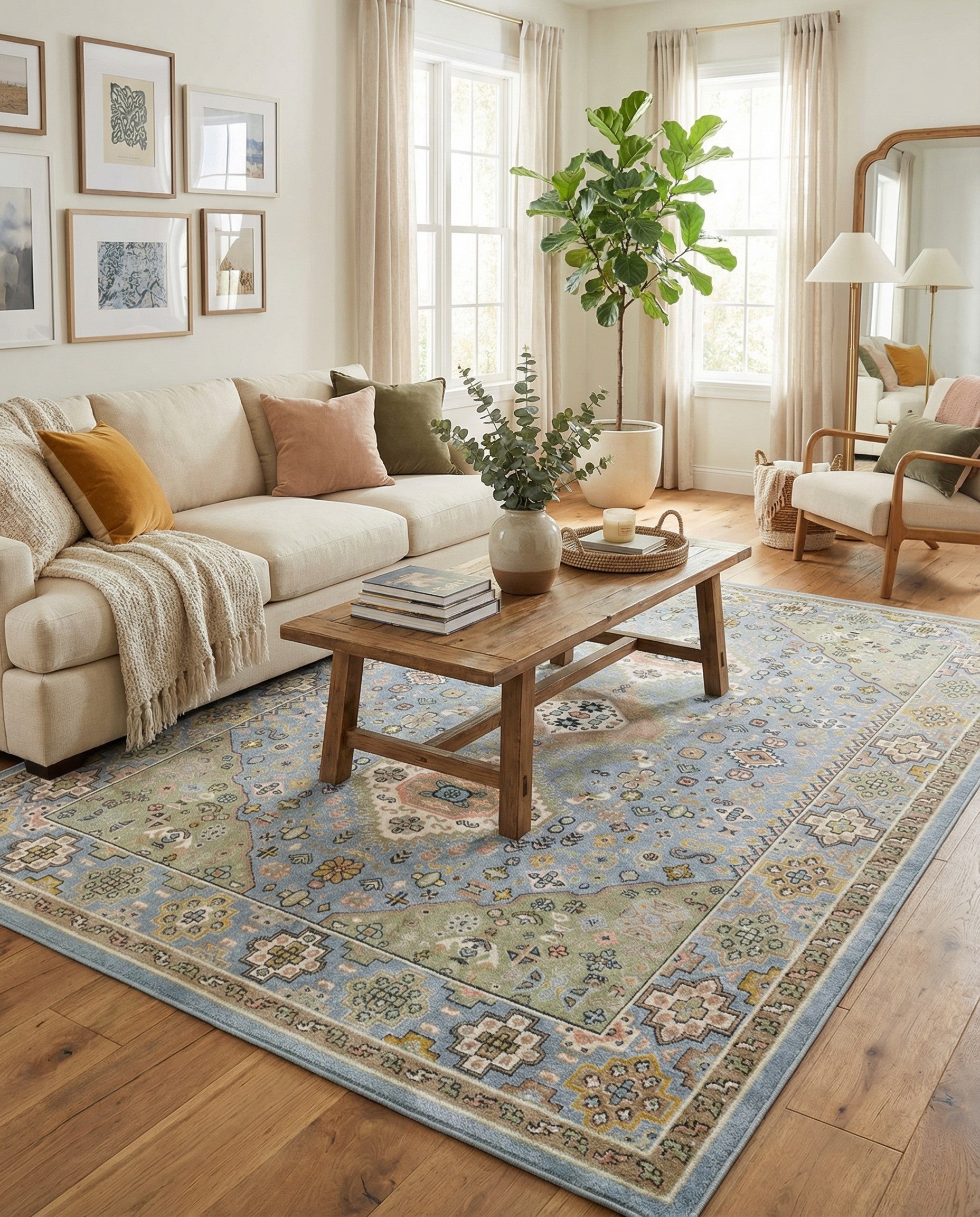 9' x 12' Kamala Washable Rug