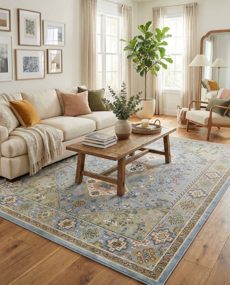 Detail image of 9' x 12' Kamala Washable Rug