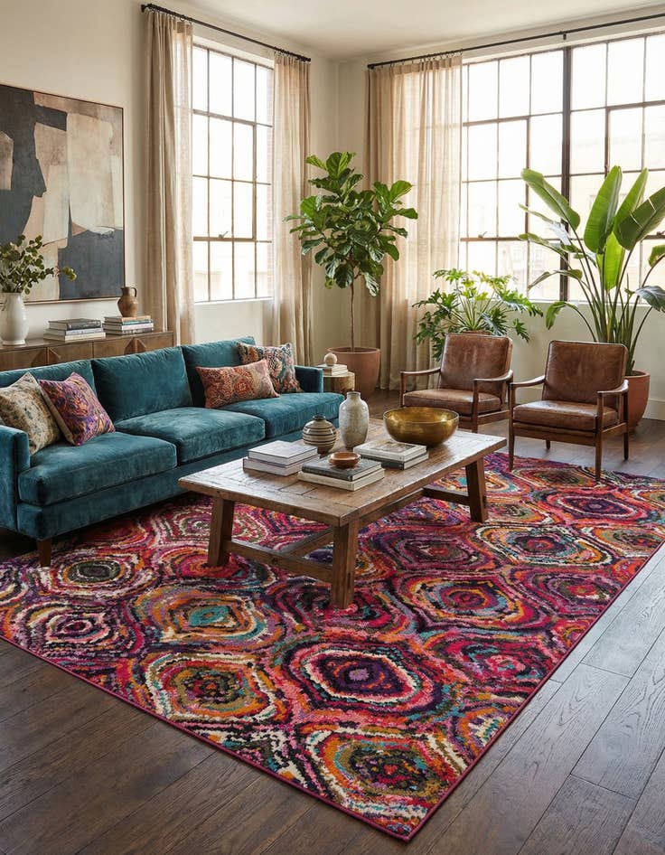 Detail image of 10' 6 x 16' 5  Washable Casablanca Rug