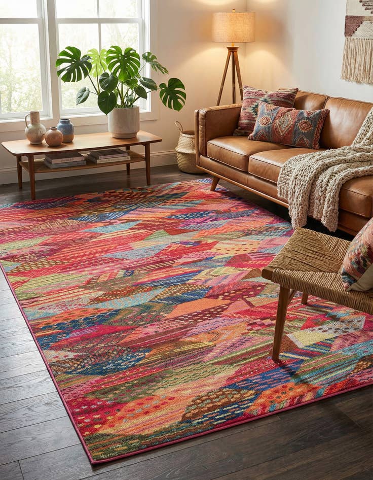 Detail image of 7' x 10' Washable Mesa Rug