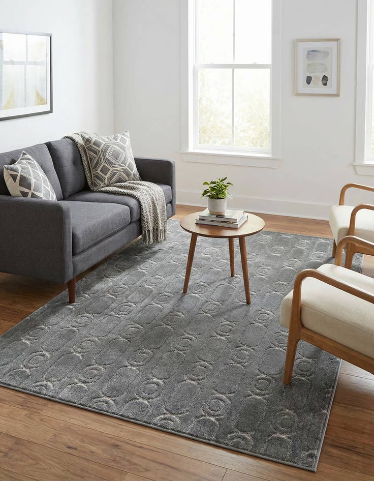 Detail image of 5' 3 x 7' Vogue Geo Rug