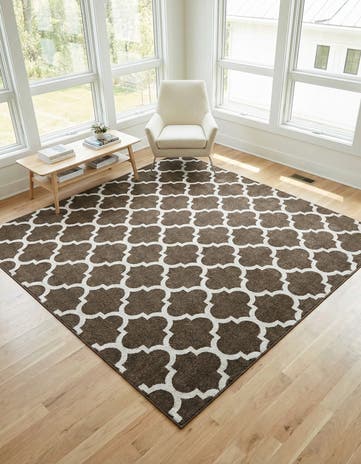 7' 10 x 7' 10 Lattice Square Rug