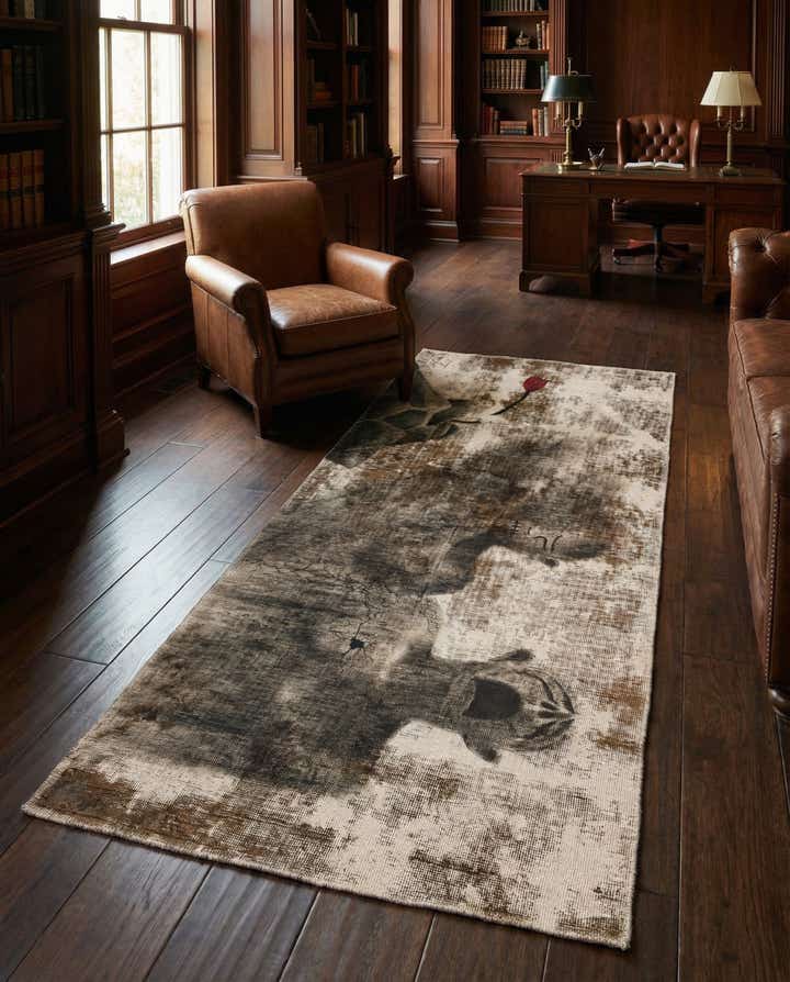 3' x 5' 9 Hand Knotted Ultra Vintage Persian Wool Rug