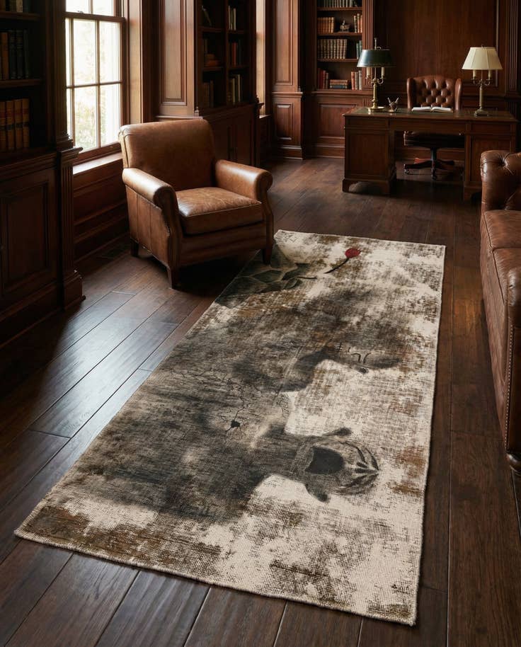 Detail image of 3' x 5' 9 Hand Knotted Ultra Vintage Persian Wool Rug