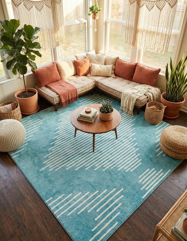 Detail image of 10' x 10' Kai Square Rug