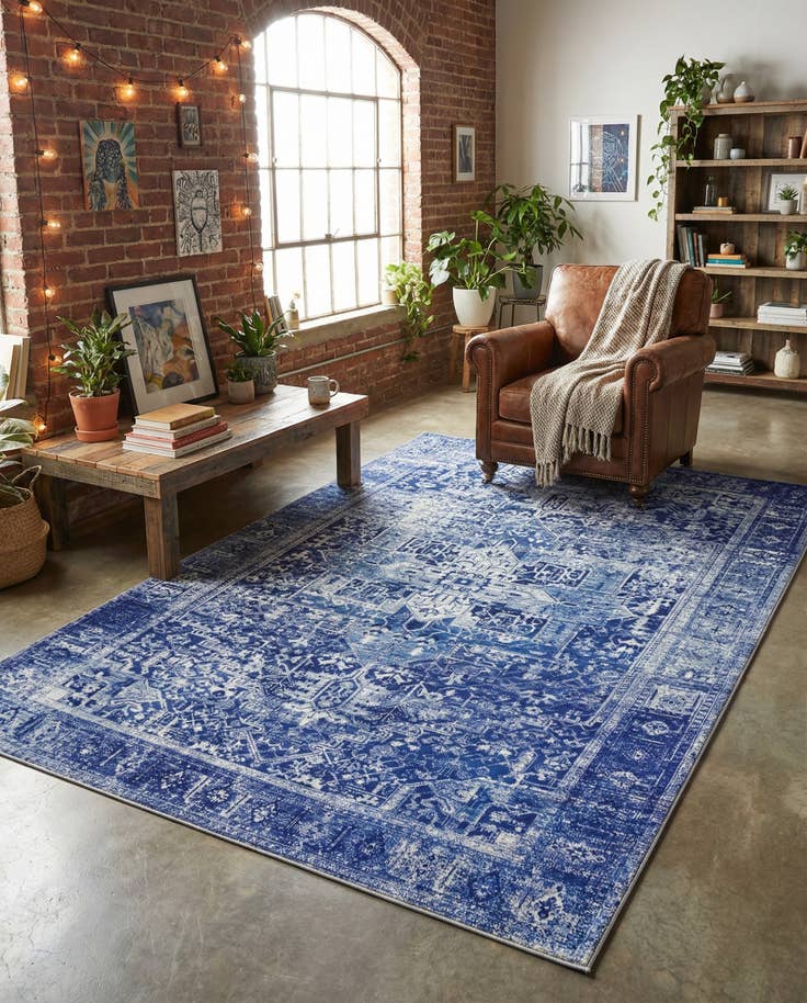 Detail image of 7' 6 x 10' 6 Washable Timeless Rug