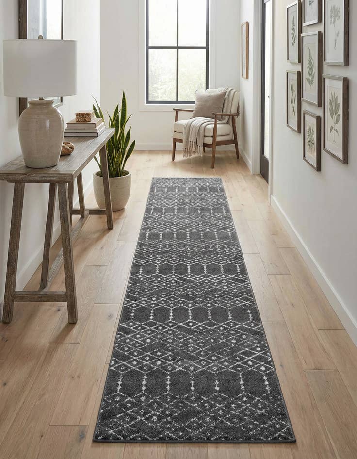 Detail image of 3' x 13' Paxon Trellis Runner Rug