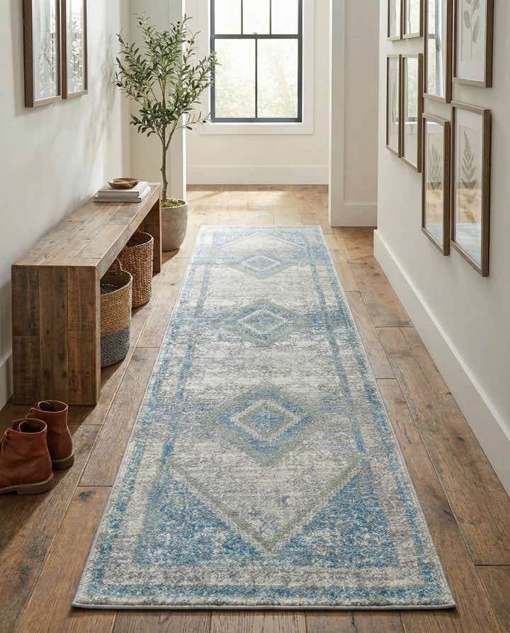 60cm x 245cm Kamala Washable Alfombra Pasillera