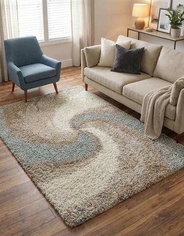 Khaki Soft Touch Shag Rug