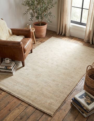 4' x 6' 6 Hand Knotted Modern Ziegler Rug