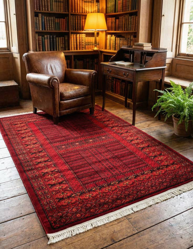 Detail image of 4' x 6' Bokhara Rug