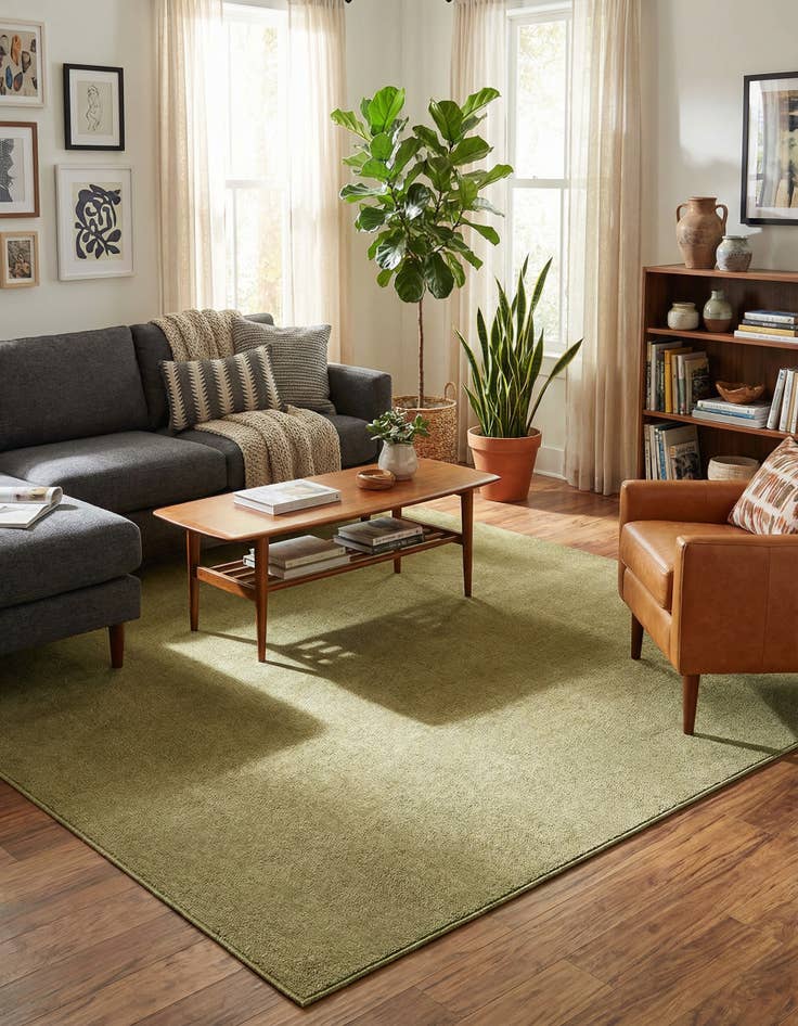 Detail image of 7' x 7' Everyday Solid Square Rug