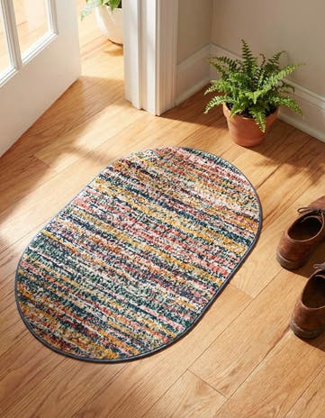 2' 2 x 3' Gemstone Oval Rug