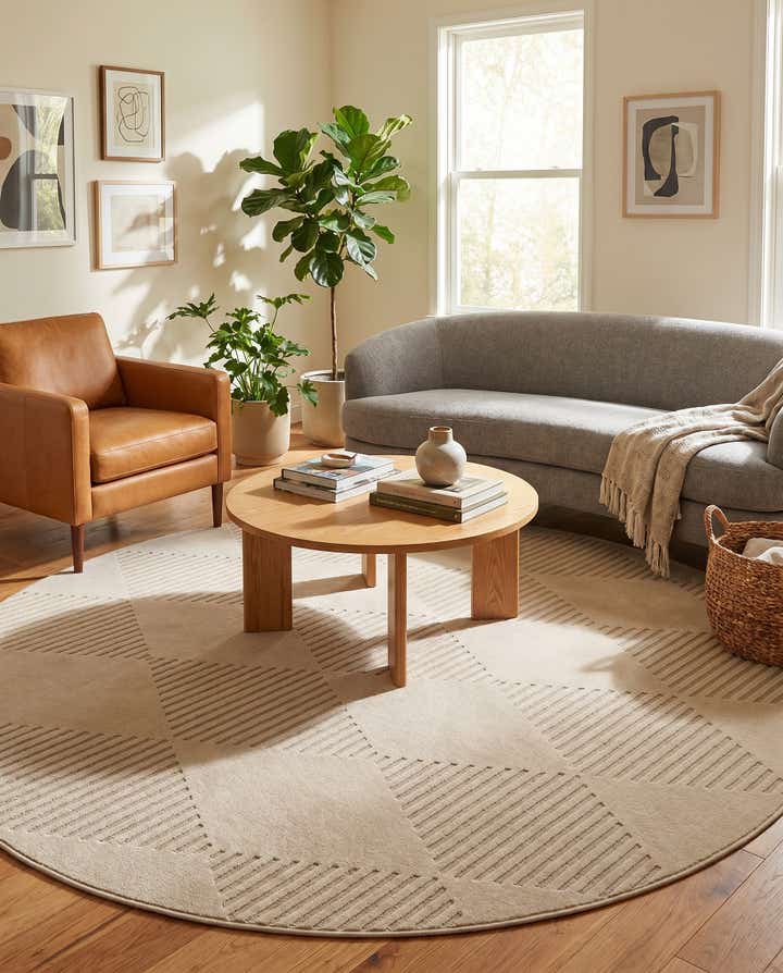 8' x 8' Contour Round Rug