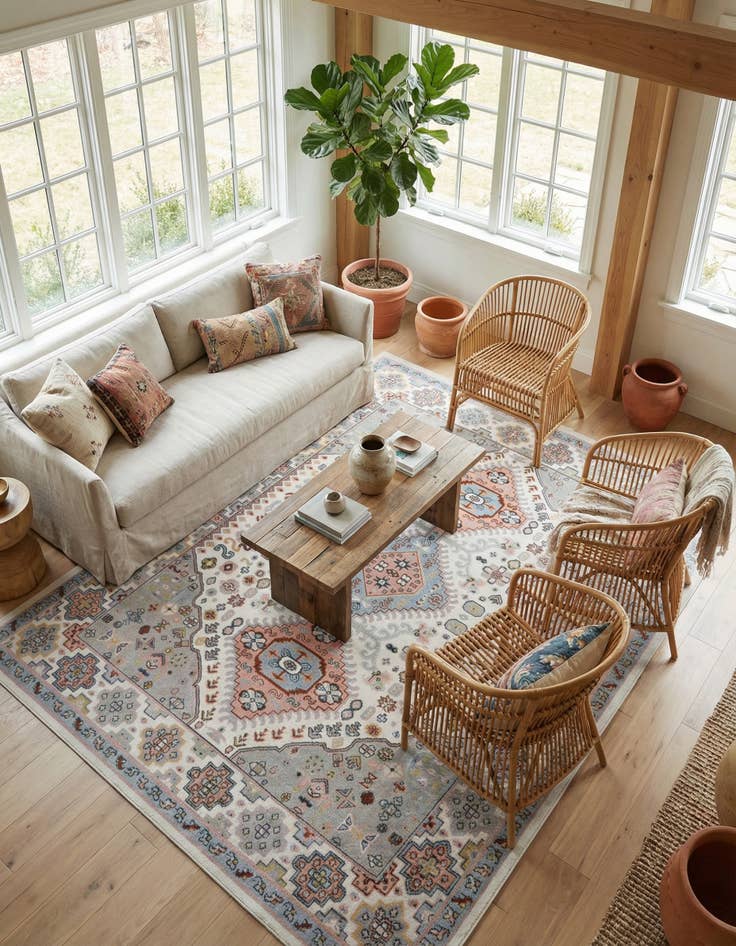 Detail image of 7' 10 x 10' Kamala Washable Rug