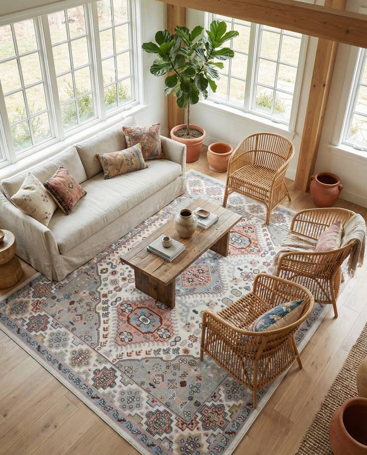 Detail image of 7' 10 x 10' Kamala Washable Rug