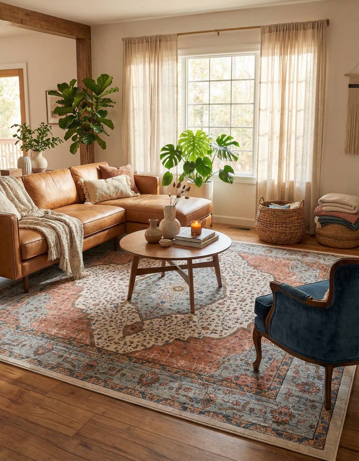 Detail image of 11' 10 x 11' 10 Nyla Square Rug