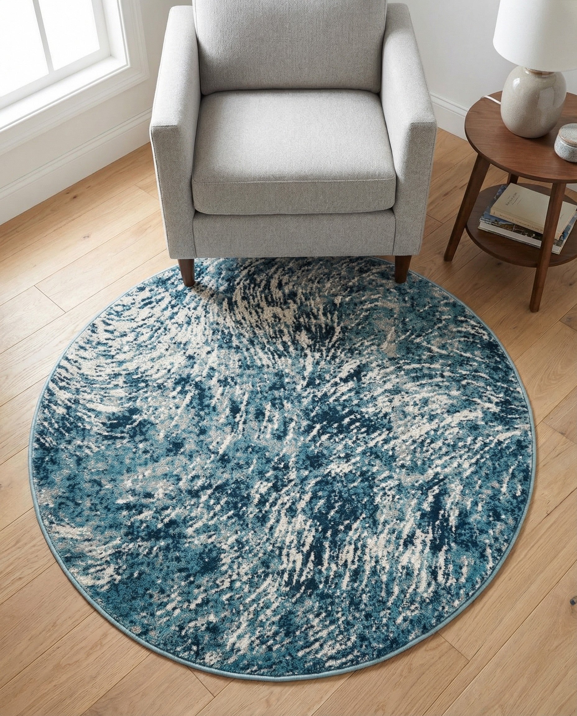 4' x 4' Oasis Round Rug