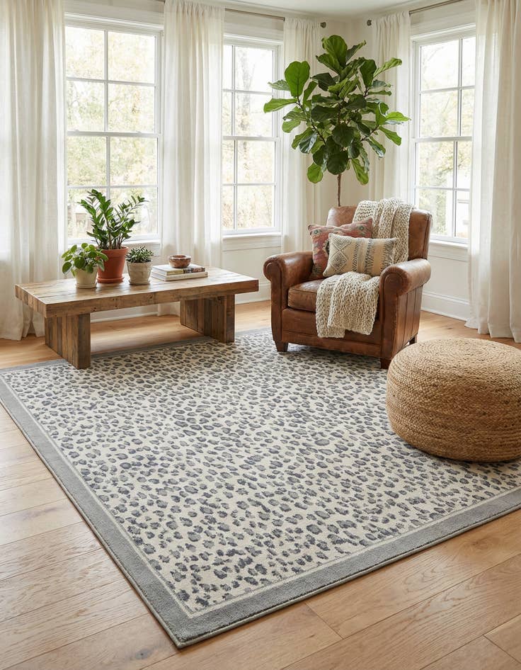Detail image of 7' 10 x 7' 10 Safari Square Rug