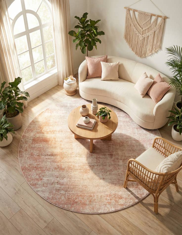 Detail image of 7' x 7' Aurora Round Rug