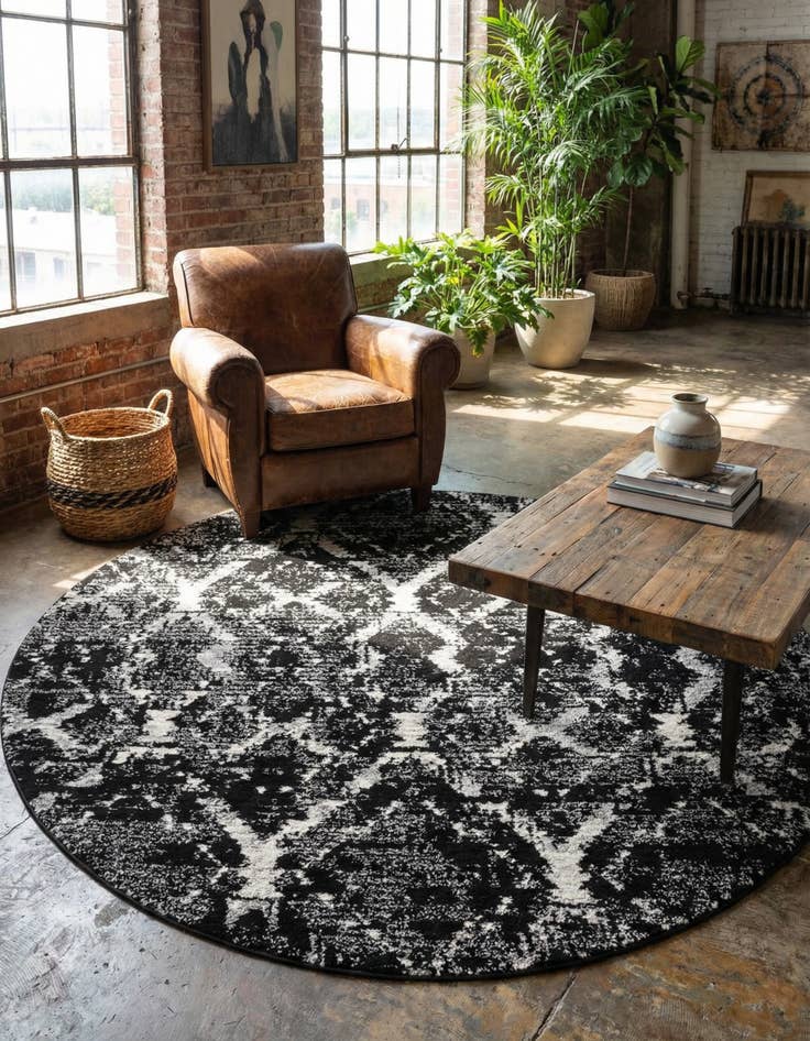 Detail image of 7' x 7' Tucson Round Rug