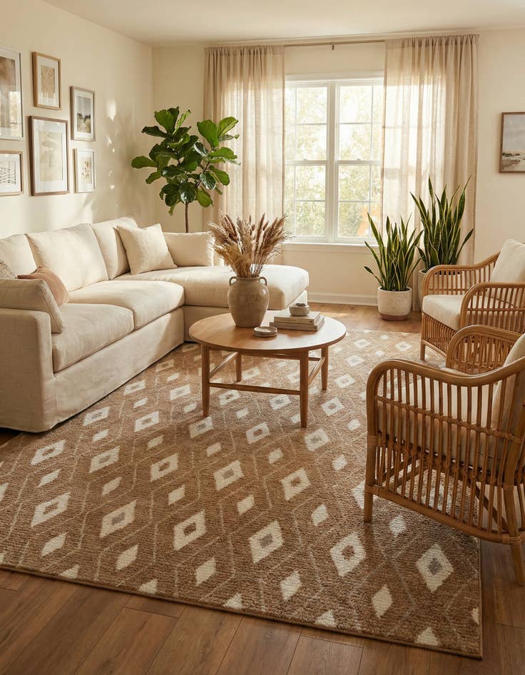 Detail image of 9' x 12' Sepia Rug