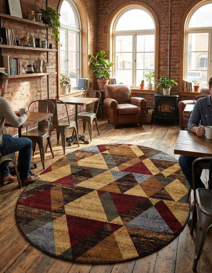 Detail image of 7' 10 x 10' Cafe Oval Rug