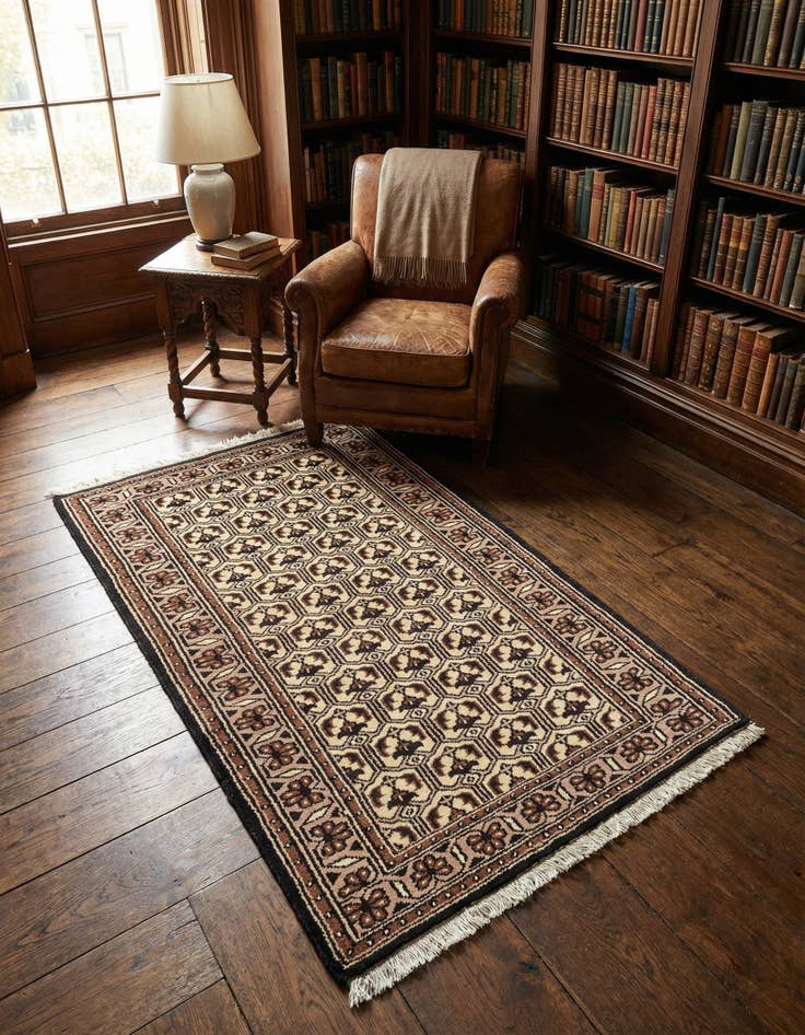 Detail image of 3' x 5' 2 Hand Knotted Ferdos Wool Rug