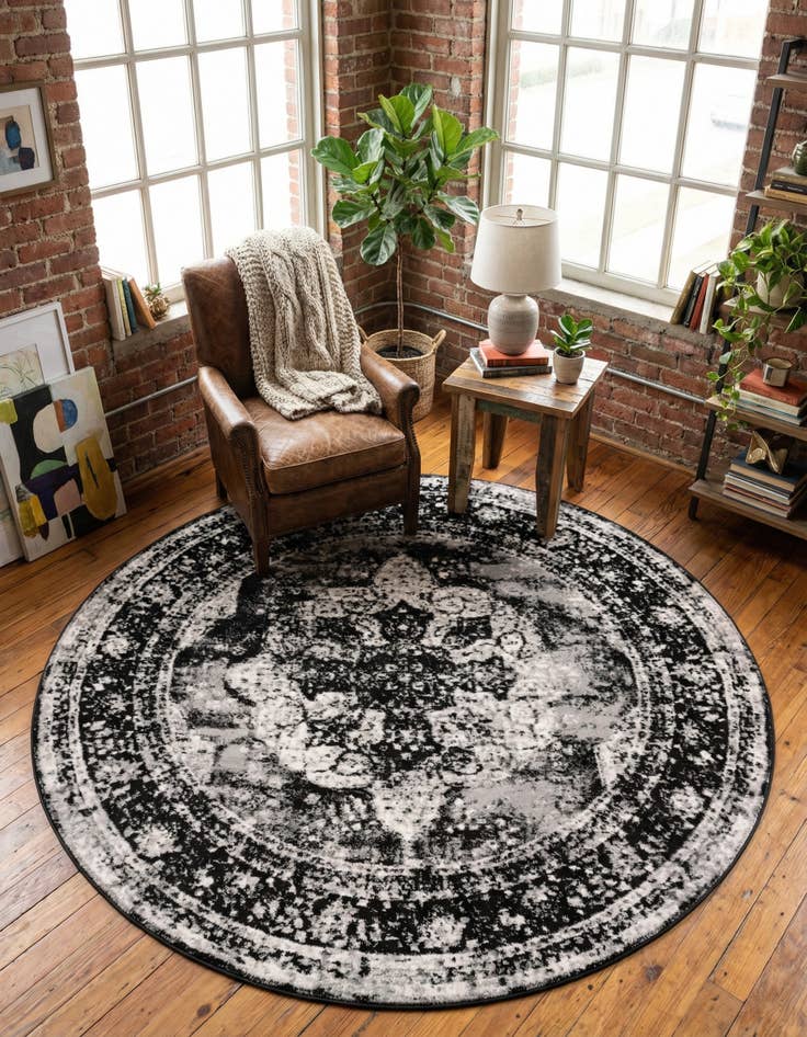 Detail image of 6' 1 x 6' 1 Monte Carlo Round Rug