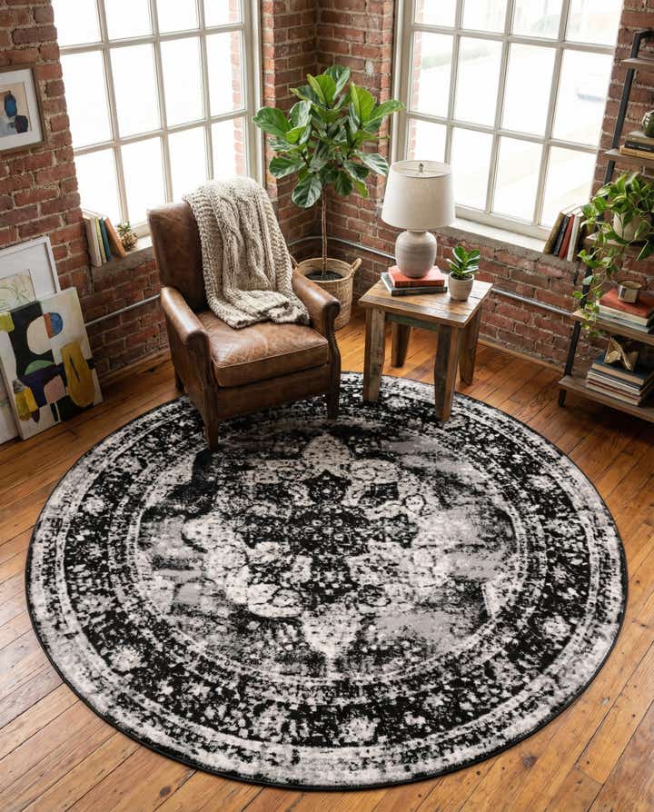 185cm x 185cm Monaco Rond Vloerkleed