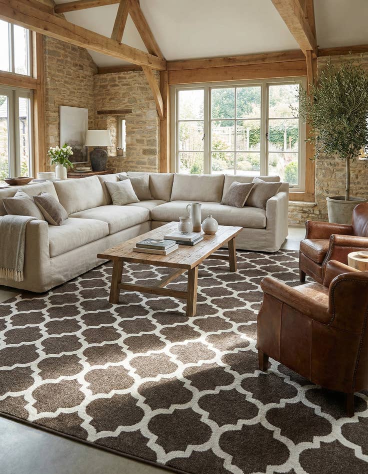 Detail image of 10' x 14' Trellis Rug