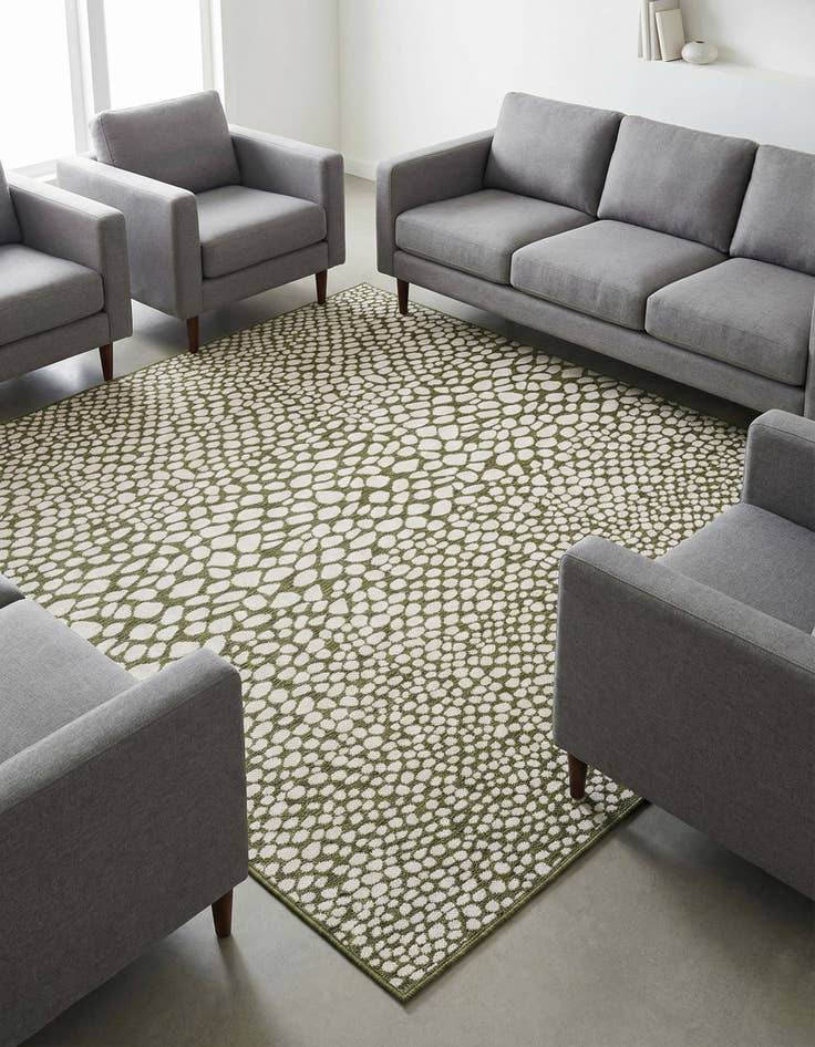 Detail image of 7' 10 x 7' 10 Washable Jill Zarin Cape Town Indoor / Outdoor Square Rug