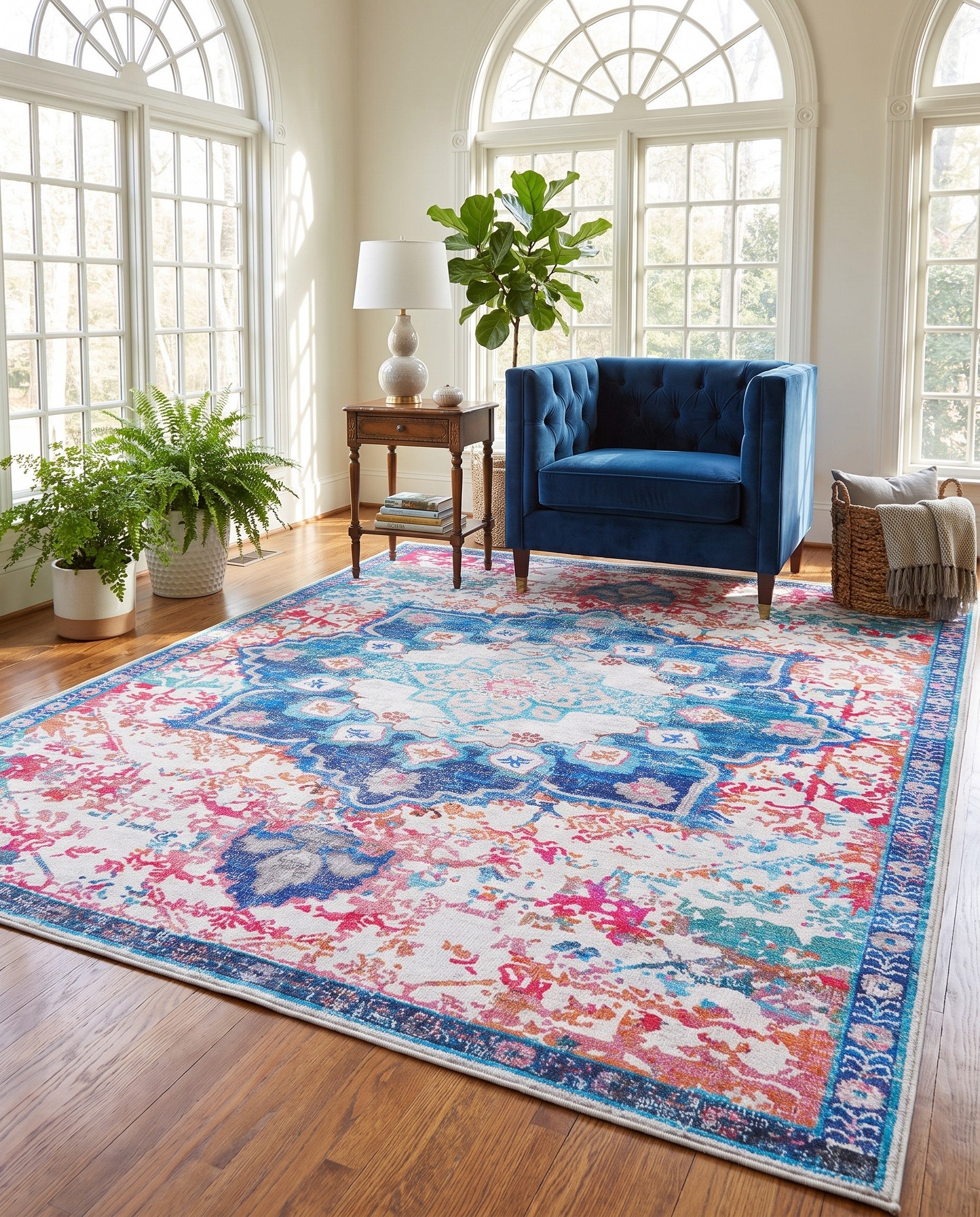 7' 10 x 10' Washable Francesca Rug