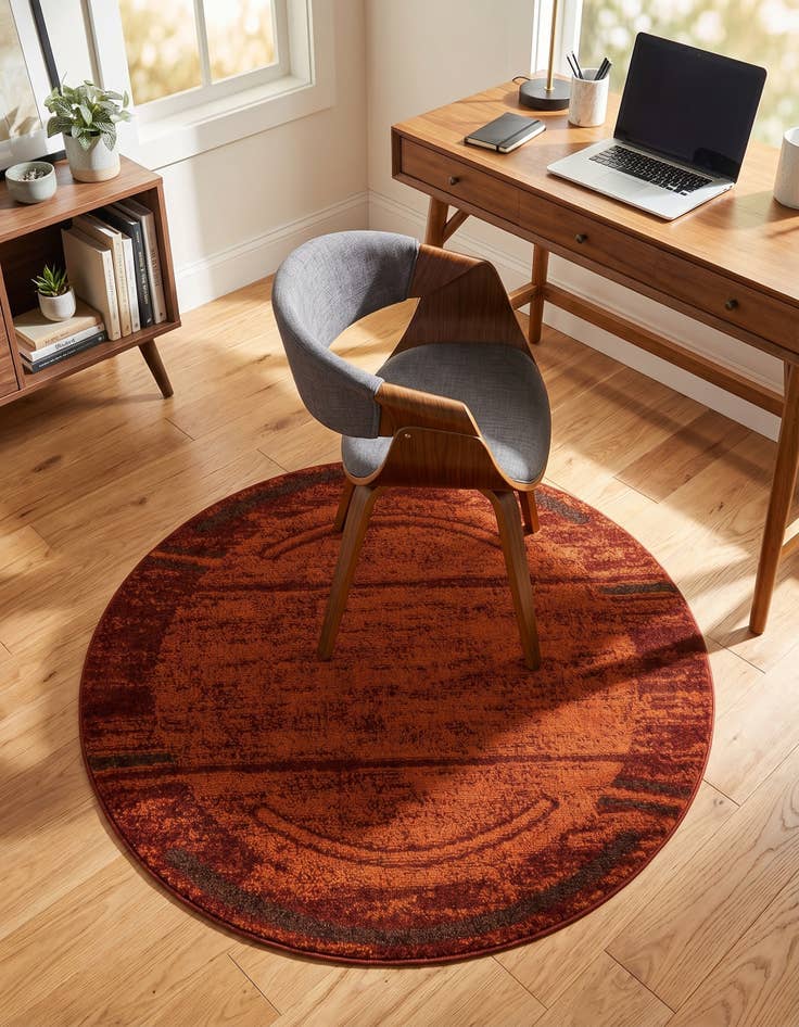 Detail image of 4' 1 x 4' 1 Harvest Round Rug