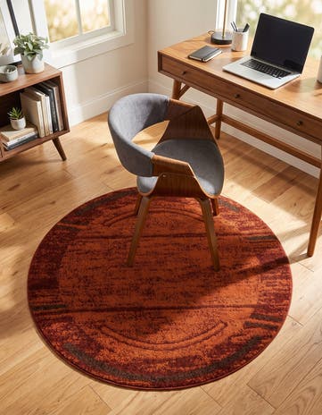 4' 1 x 4' 1 Harvest Round Rug