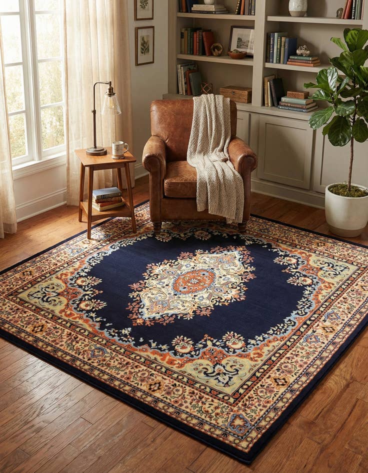 Detail image of 7' 10 x 7' 10 Amaya Square Rug