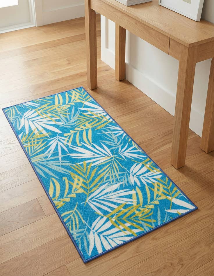 Detail image of 2' x 3' 11 Easy-Clean Jill Zarin Caribbean Indoor / Outdoor Runner Rug