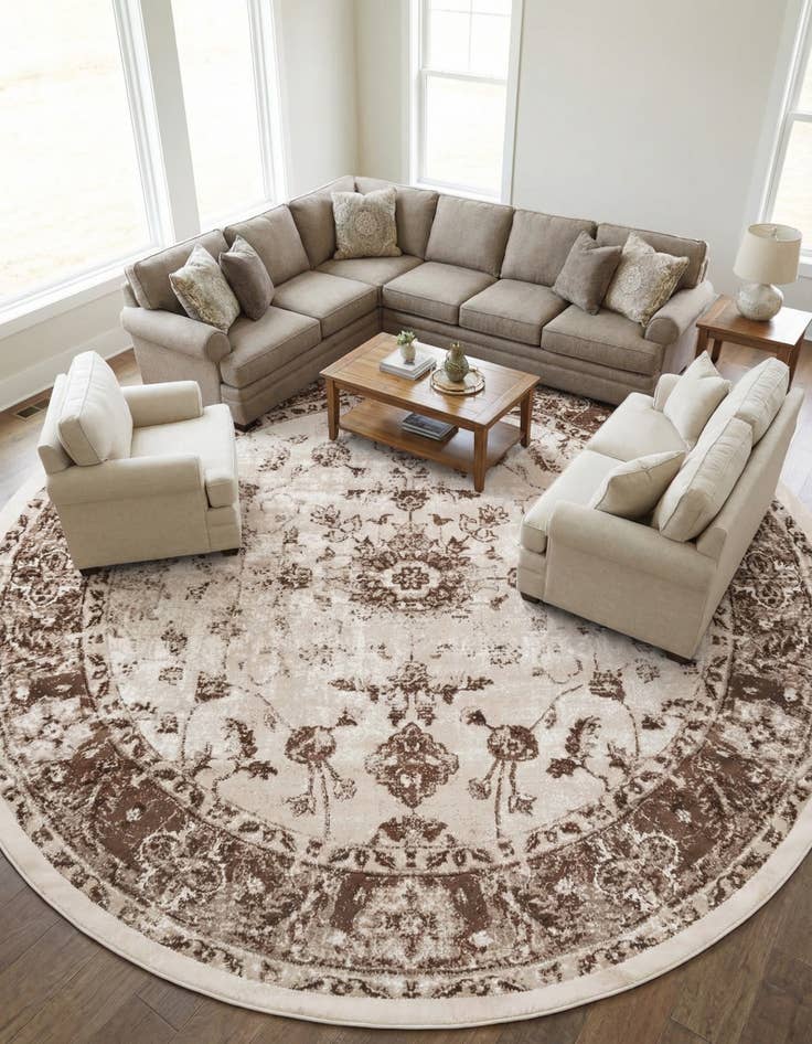 Detail image of 10' 8 x 10' 8 Nepal Round Rug