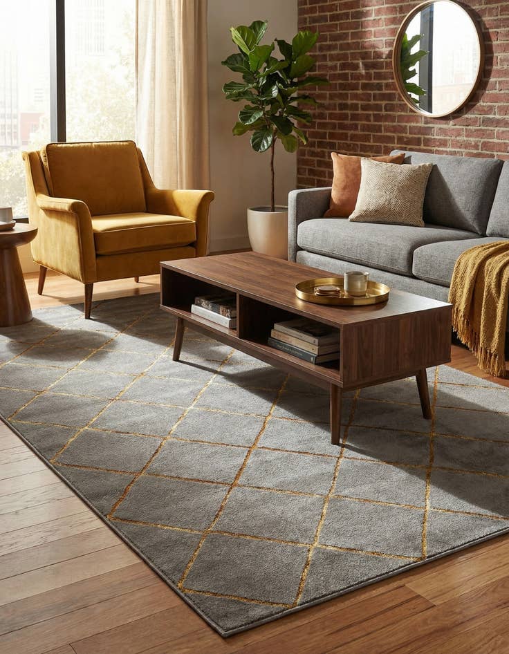 Detail image of 6' x 9' Vogue Geo Rug