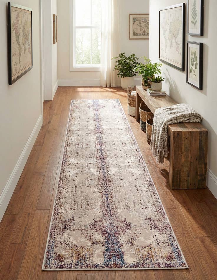 Detail image of 2' 6 x 12' Deepa Runner Rug