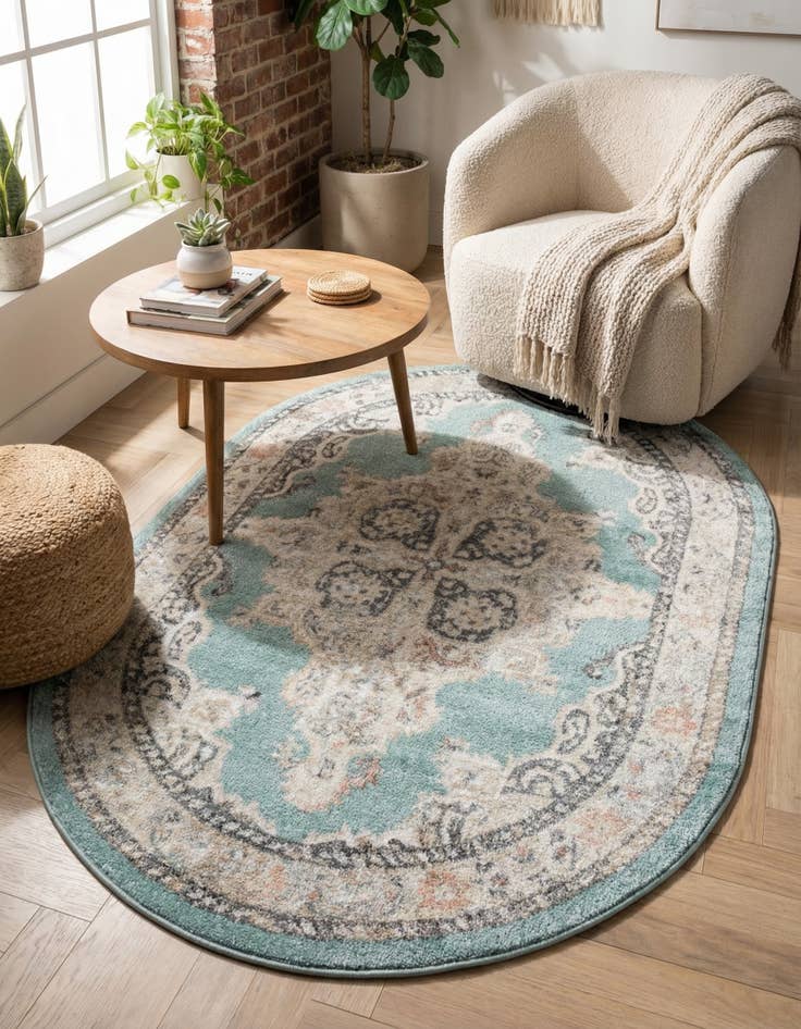 Detail image of 4' x 6' Parker Oval Rug
