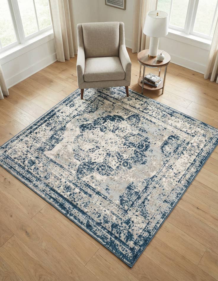 Detail image of 5' 3 x 5' 3 Monte Carlo Square Rug