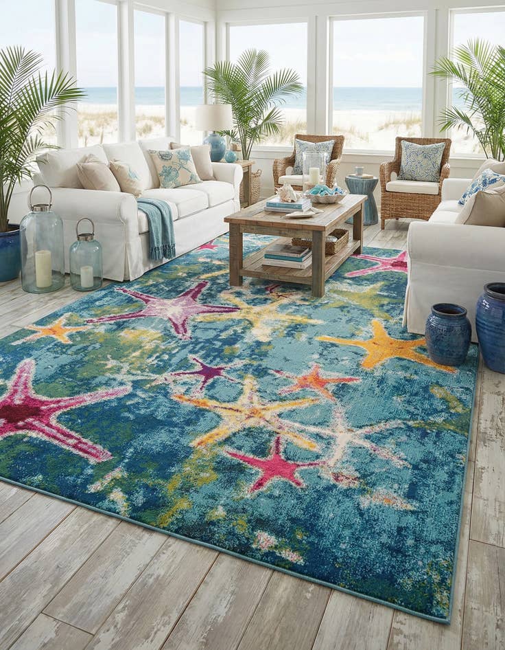 Detail image of 10' x 13' 1 Washable Amalfi Rug