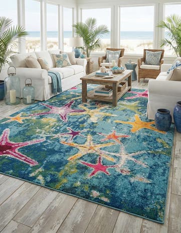 10' x 13' 1 Washable Amalfi Rug