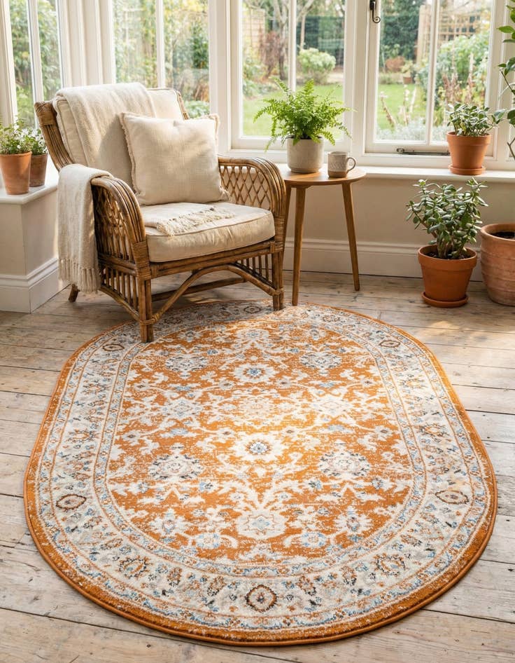 Detail image of 4' x 6' Charlotte Oval Rug