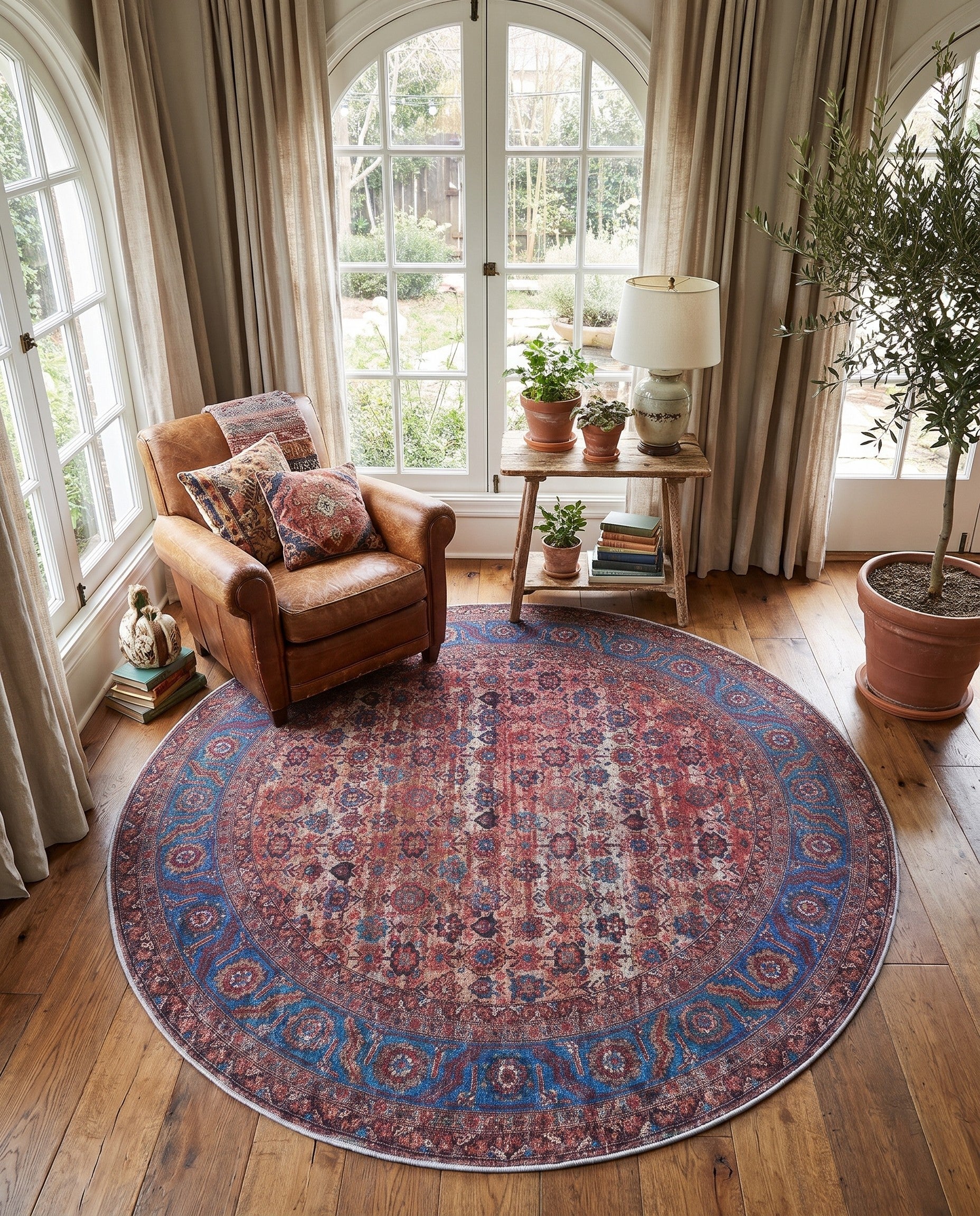 240cm x 240cm Maahru Round Rug