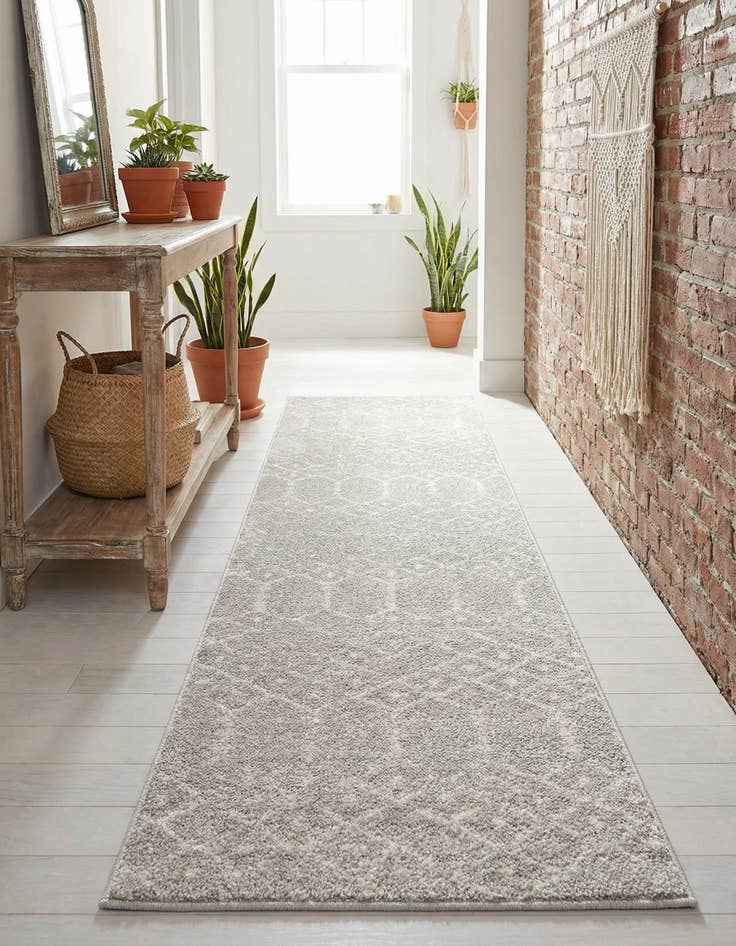 Detail image of 2' x 8' Paxon Trellis Runner Rug